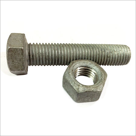 Silver Galvanized Bolt