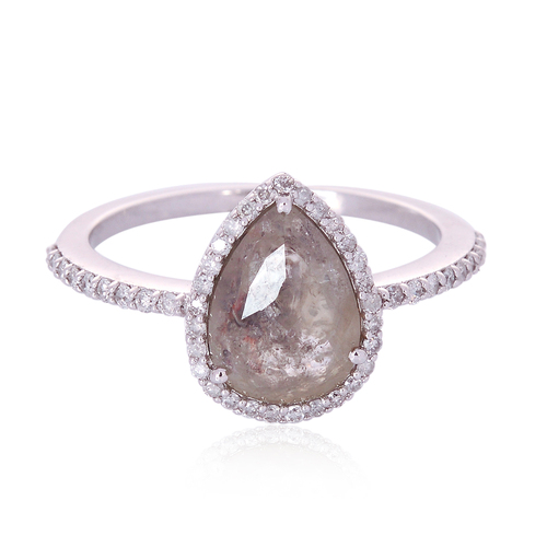 18k White Gold Diamond Cocktail Ring
