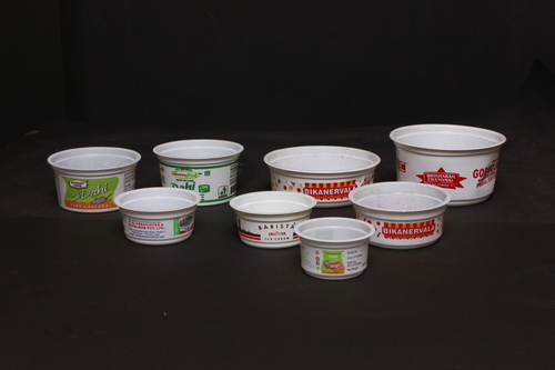 Disposable Plastic Bowl - Multi Size, White Color | Hygienic Food Safe Plastic Material