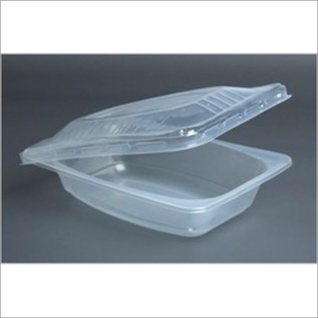 Reectangular Container White Lid