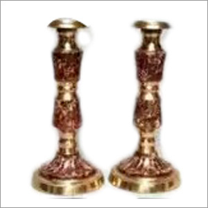 Brass Designer Candle Stand