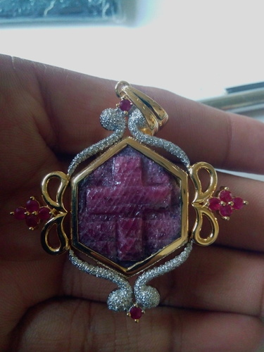 Real Ruby Pendent
