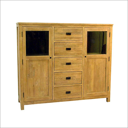 Acacia Wood Drawer Chest