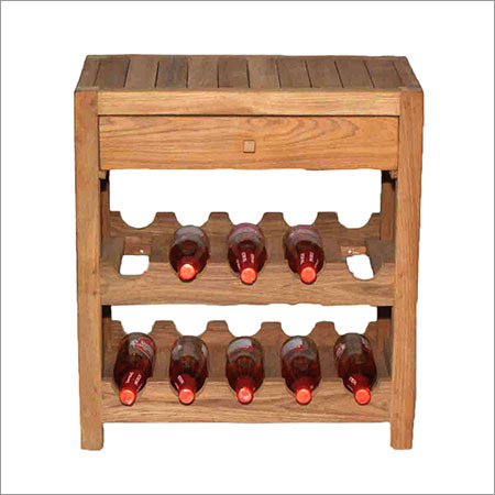 Wooden Bar Wine Rack