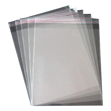 Packaging bags with tape