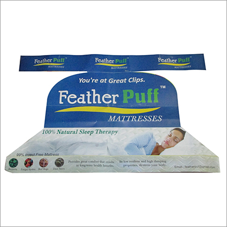 Colored Mattress Label