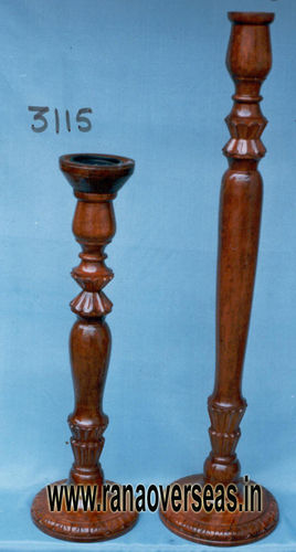 Wooden Candle Stand