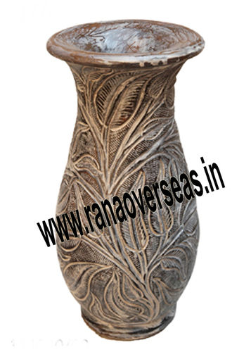 WOODEN FLOWER VASES