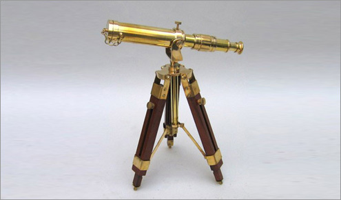 Vintage Brass Telescope