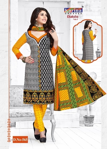 Fancy Cotton Dress Materials