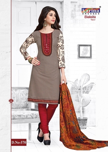 Full Sleeves Cotton Dress Materials