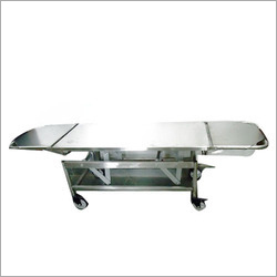 Full Steel Height Adjustment Stretcher Trolley