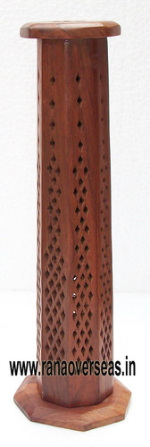 Polished Wooden Incense Burner