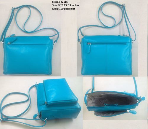 Sky Blue Ladies Fashion Handbag