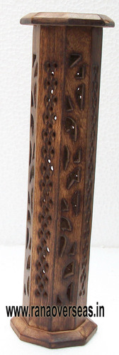 Polished Wooden Incense Burner