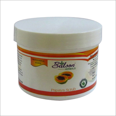 Papaya facial scrub