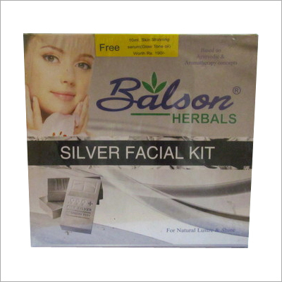Silver Facial Kit - Silver Dust Infused | Nourishes Skin, Reduces Fine Lines, Provides Instant Glow, Fights Tan Damage, Sun Protection