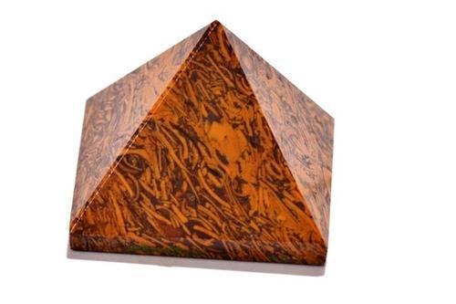 Snakeskin jasper pyramid