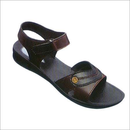 Black PU Sandals