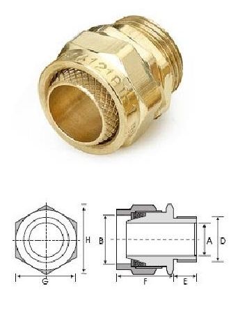 Bw Brass Cable Gland - Application: For Fitting Use