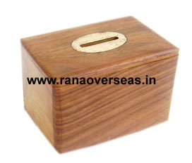 Polished Wooden Money Boxes