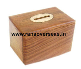 WOODEN MONEY BOXES