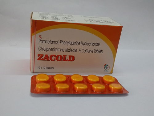 Paracetamol Phenylephrine Hydrochloride Chlorpheni
