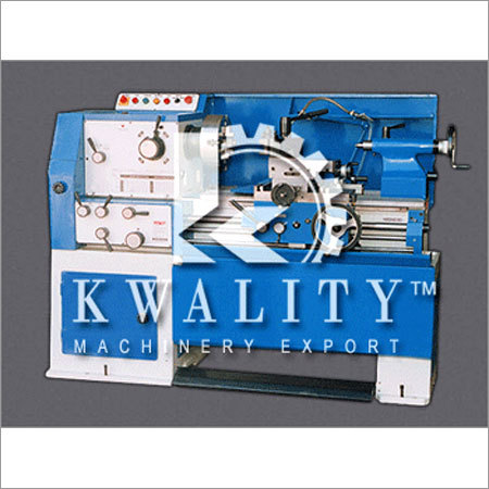 White-Blue Automatic Lathe Machine