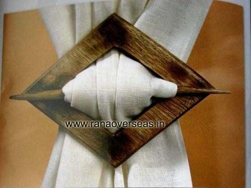 WOODEN TIE BACKS