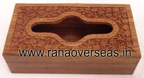 Wooden Tissue Box