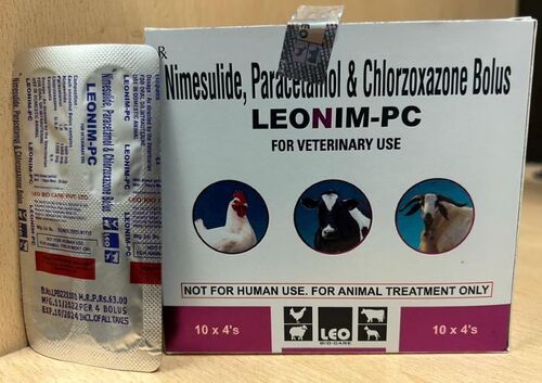 Nimesulide  paracetamol and chlorzoxazone Bolus