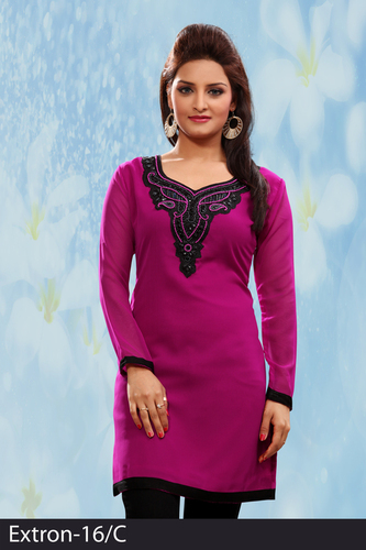Chiffon Georgette Kurti