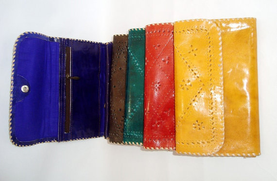 Handmade Leather Clutch Bag