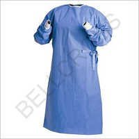 Non Woven Gown - Manual Use, New Condition | Hospital Wear In Blue Color