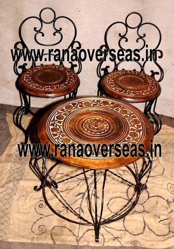 Wooden Chair Table Set