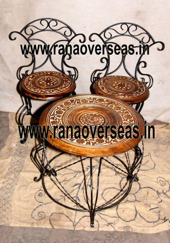 Wooden Chair Table Set