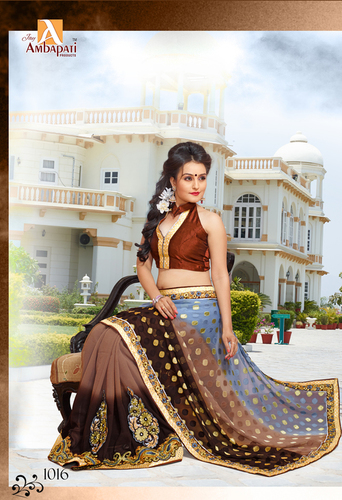Designer Border Saree
