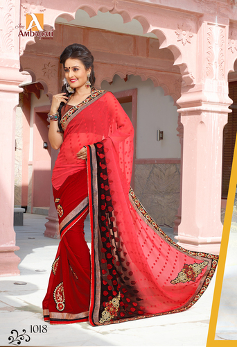 Trendy Printed Saree
