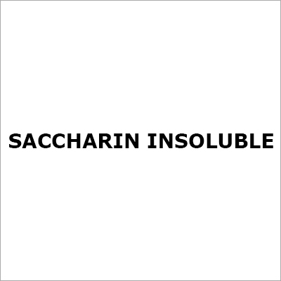 Saccharin Insoluble - Crystalline White, 99% Purity, 10-50 μm Particle Size | High Sweetness, Low Calorie, Versatile, Stable, Cost Effective