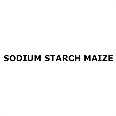 Sodium Starch Maize