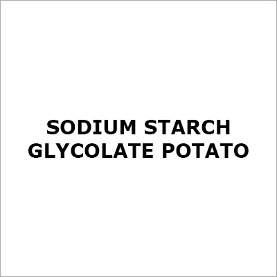 Sodium Starch Glycolate Potato - Bulk Density 0.4-0.6 g/cm³, Particle Size 10-50µm | High Dispersibility, Fast Dissolution, Controlled Release