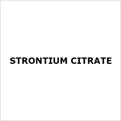 Strontium Citrate