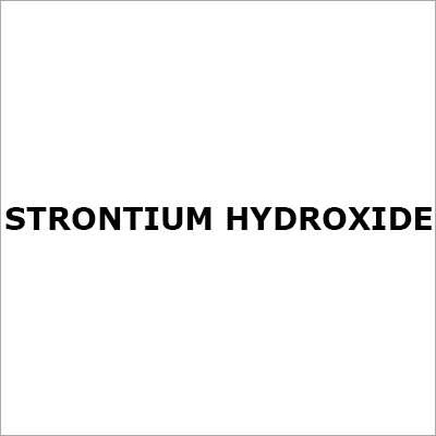 Strontium Hydroxide - White Powder Sr(OH)2 | High Purity Caustic Alkali Water Soluble