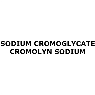 Sodium Cromoglycate Cromolyn Sodium