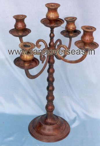 Aluminium Antique Finish Candle Stand2073-2074-2075-2076