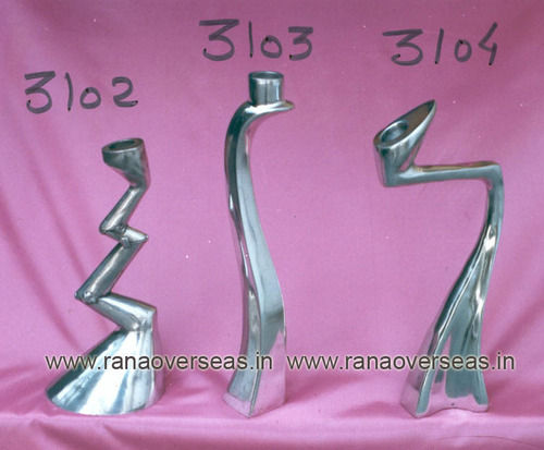 ALUMINIUM CANDLE STANDS