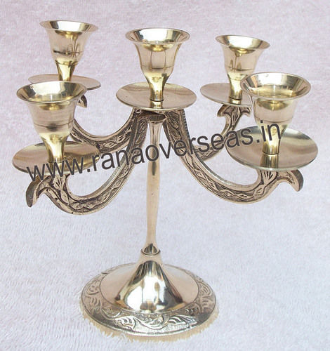 Silver Brass Candle Stands