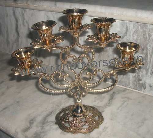 BRASS CANDLE STANDS