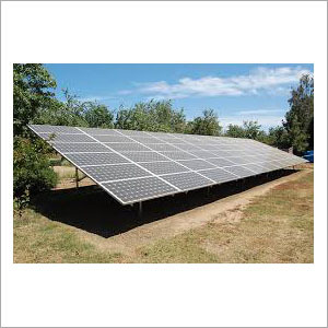 Outdoor Solar Panel Grid