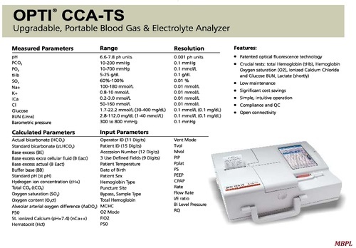 Blood Gas Electrolyte Analyzer Blood Gas Electrolyte Analyzer